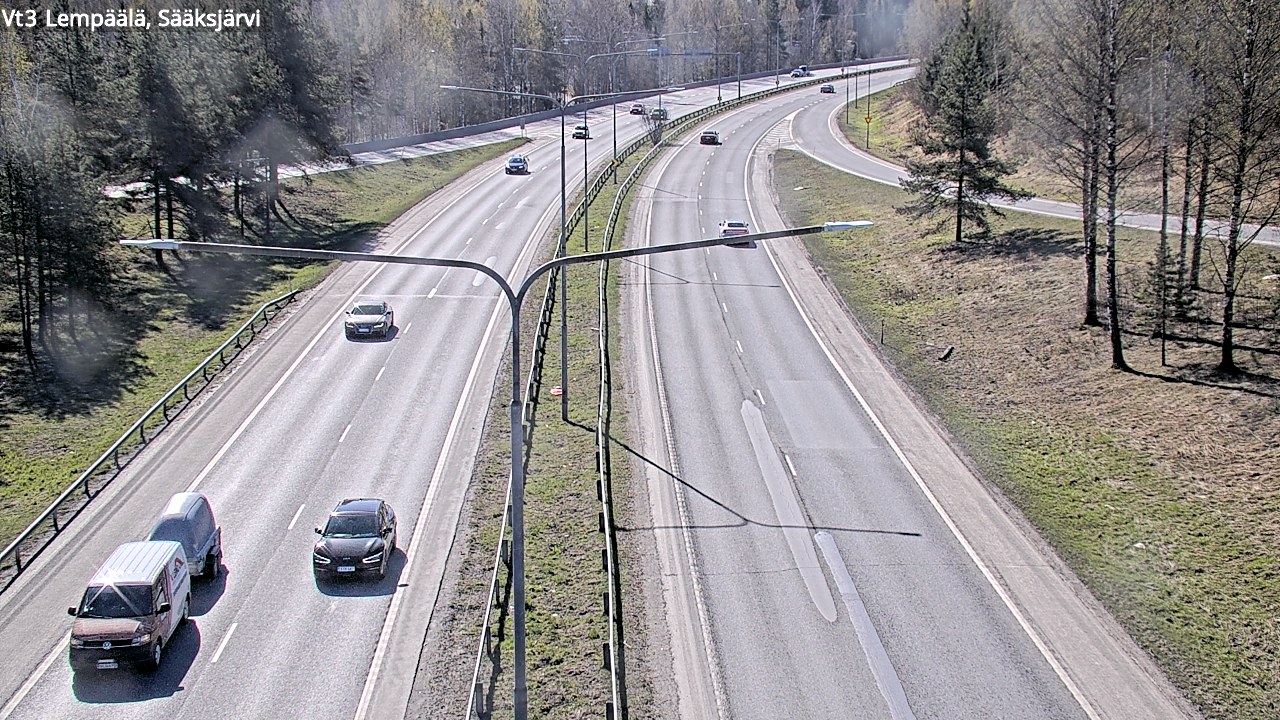 Kelikamerat Kuva Tie 3 Lempäälä, Sääksjärvi, Lempäälä, Pirkanmaa