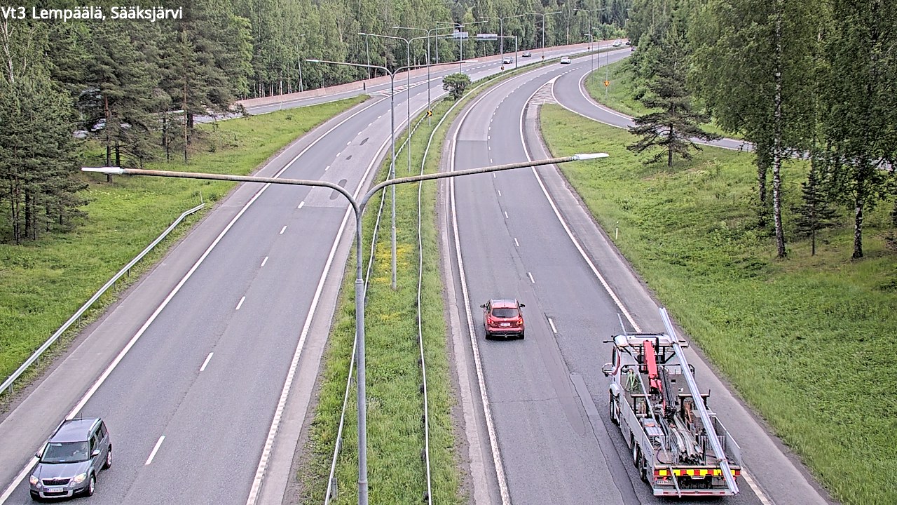 Kelikamerat Kuva Tie 3 Lempäälä, Sääksjärvi, Lempäälä, Pirkanmaa