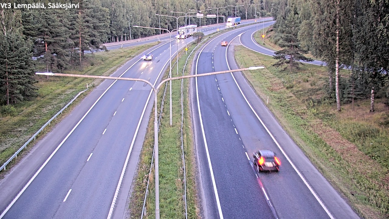 Weather Camera Image Road 3 Lempäälä, Sääksjärvi, Lempäälä, Pirkanmaa