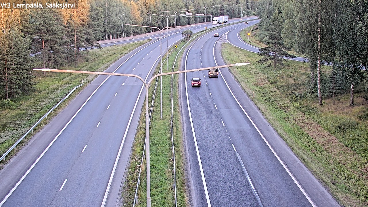 Weather Camera Image Road 3 Lempäälä, Sääksjärvi, Lempäälä, Pirkanmaa