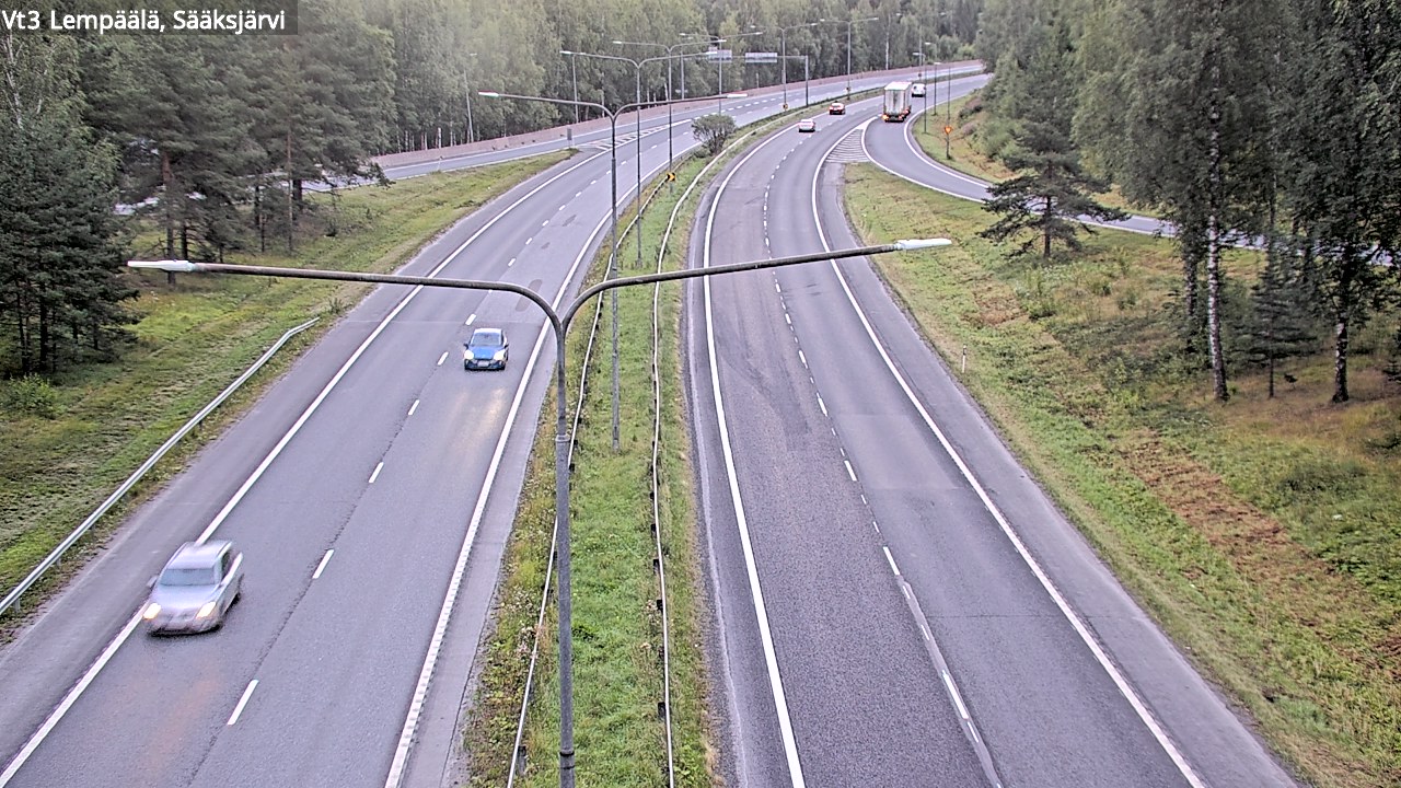 Weather Camera Image Road 3 Lempäälä, Sääksjärvi, Lempäälä, Pirkanmaa