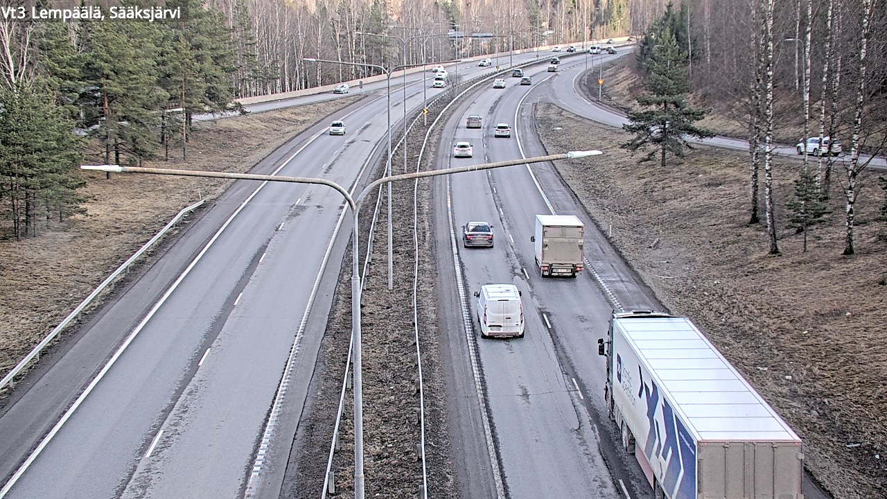 Weather Camera Image Road 3 Lempäälä, Sääksjärvi, Lempäälä, Pirkanmaa