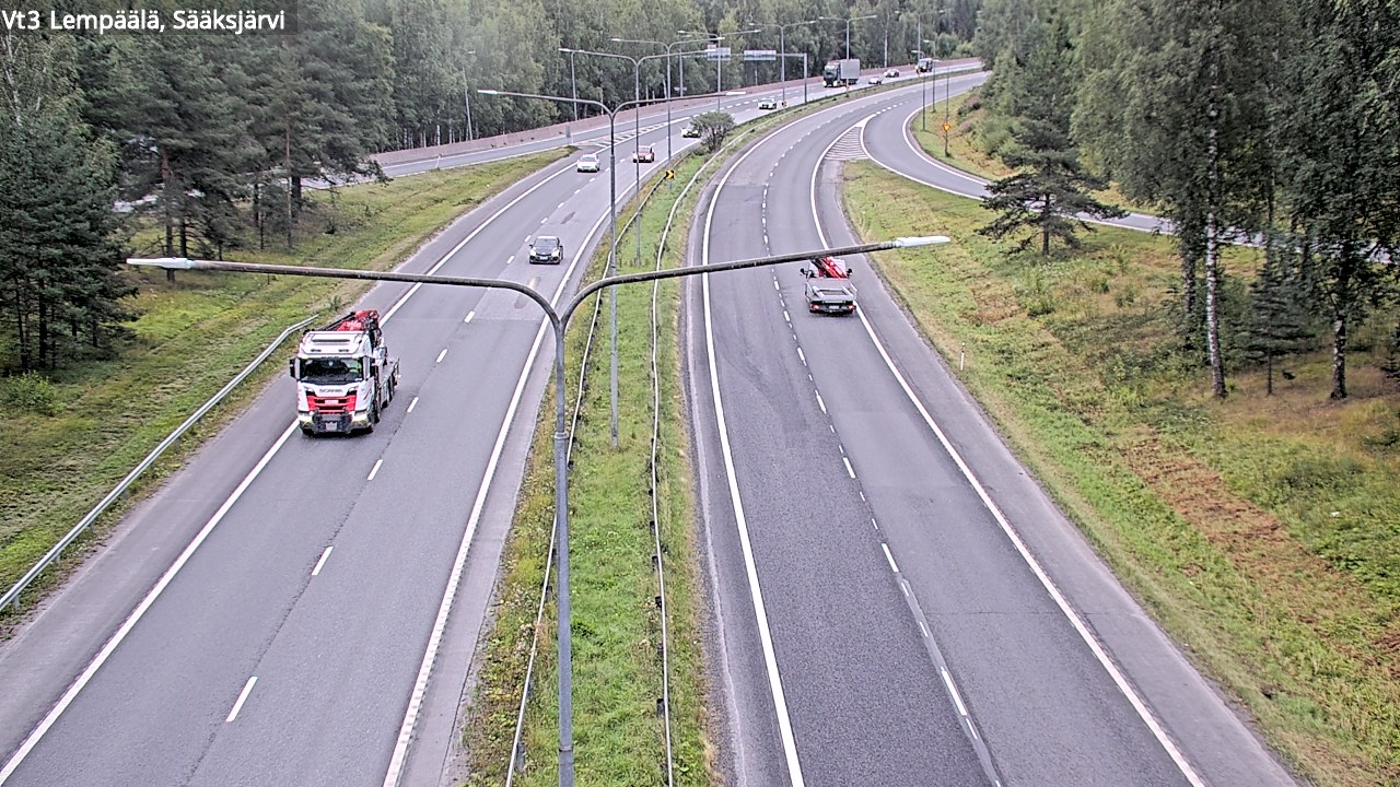 Weather Camera Image Road 3 Lempäälä, Sääksjärvi, Lempäälä, Pirkanmaa