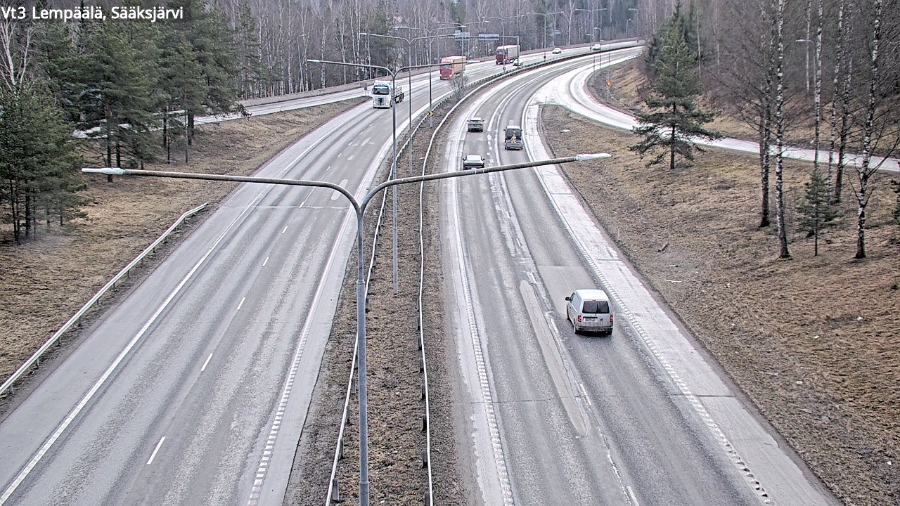 Weather Camera Image Road 3 Lempäälä, Sääksjärvi, Lempäälä, Pirkanmaa