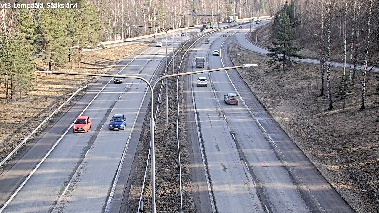 Weather Camera Image Road 3 Lempäälä, Sääksjärvi, Lempäälä, Pirkanmaa
