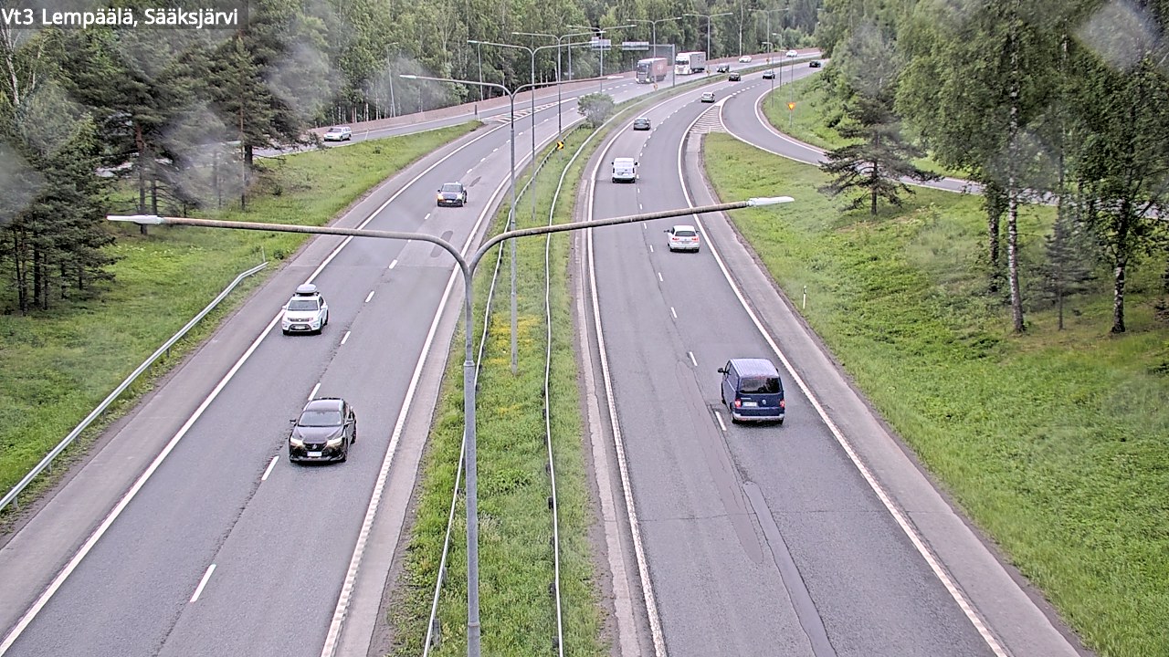 Weather Camera Image Road 3 Lempäälä, Sääksjärvi, Lempäälä, Pirkanmaa