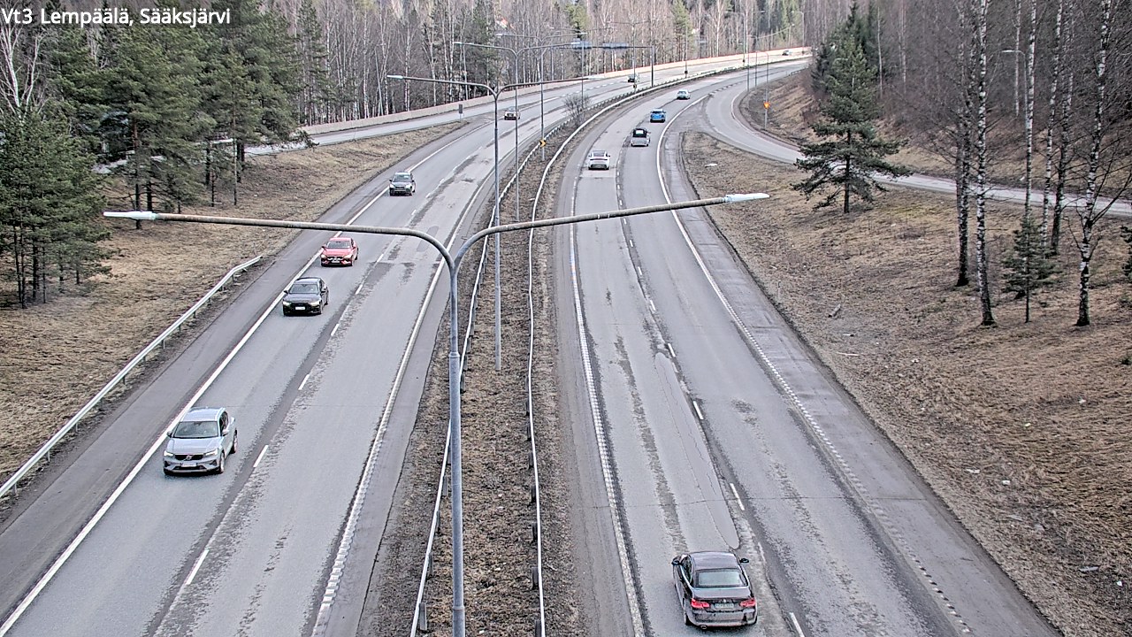 Weather Camera Image Road 3 Lempäälä, Sääksjärvi, Lempäälä, Pirkanmaa