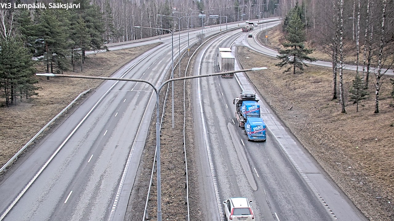 Weather Camera Image Road 3 Lempäälä, Sääksjärvi, Lempäälä, Pirkanmaa