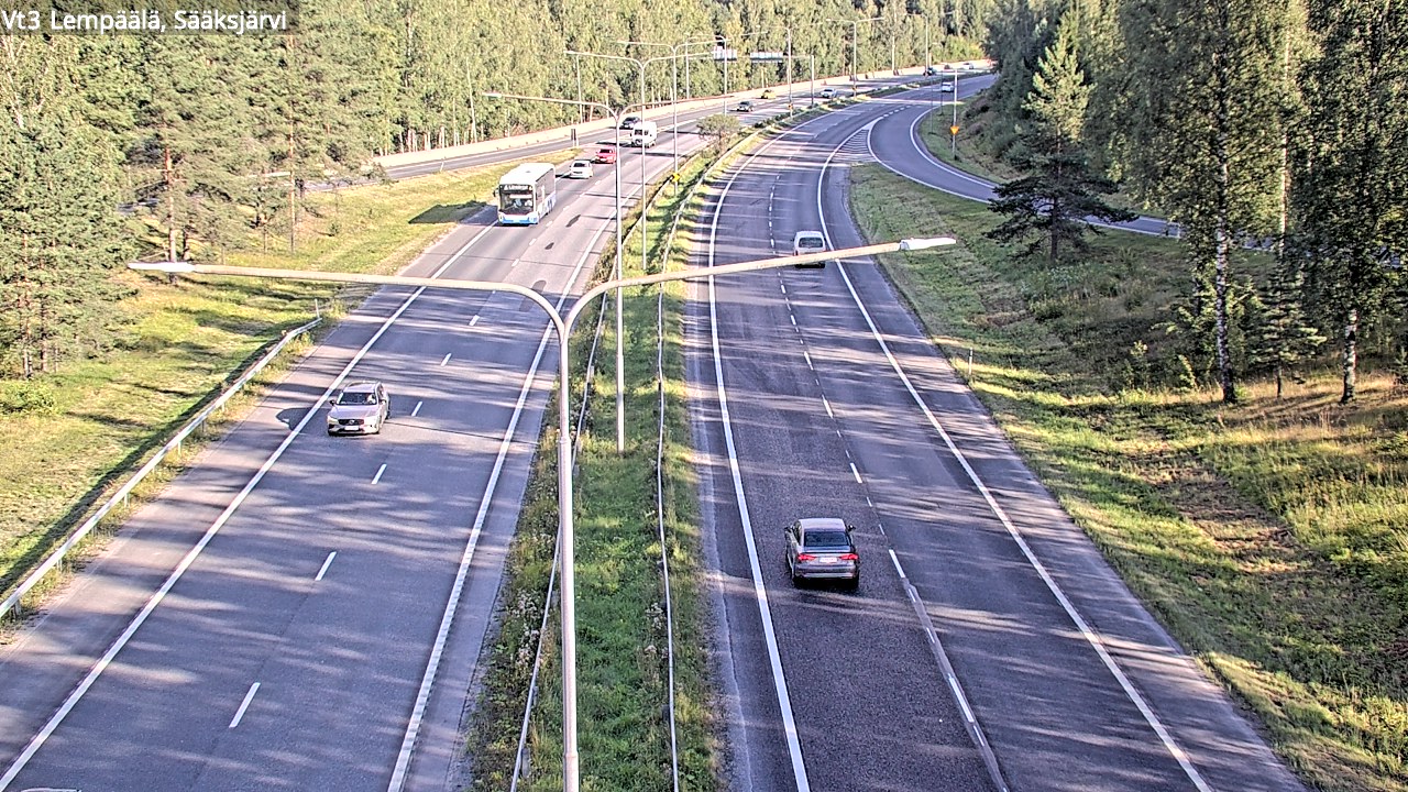 Weather Camera Image Road 3 Lempäälä, Sääksjärvi, Lempäälä, Pirkanmaa