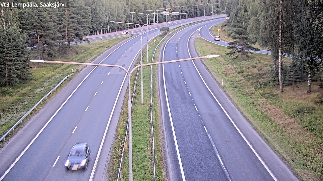 Weather Camera Image Road 3 Lempäälä, Sääksjärvi, Lempäälä, Pirkanmaa