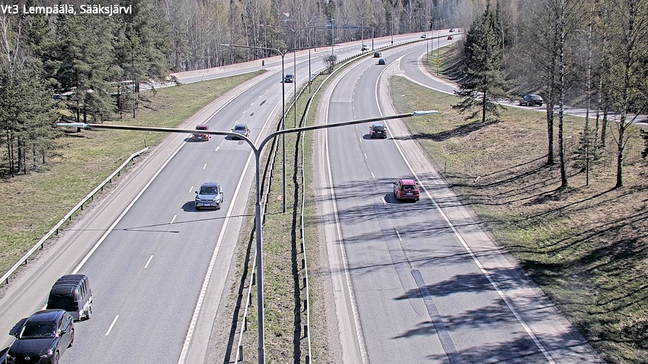 Kelikamerat Kuva Tie 3 Lempäälä, Sääksjärvi, Lempäälä, Pirkanmaa