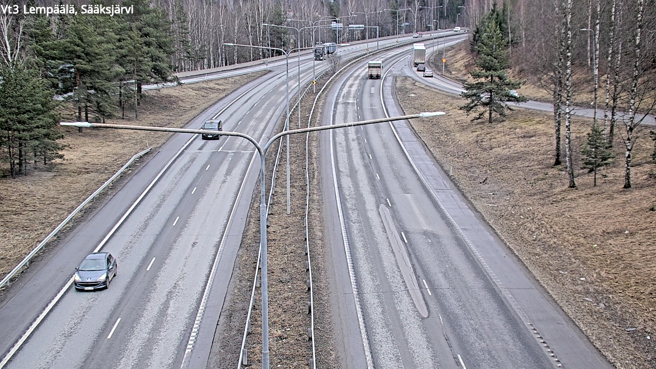 Weather Camera Image Road 3 Lempäälä, Sääksjärvi, Lempäälä, Pirkanmaa