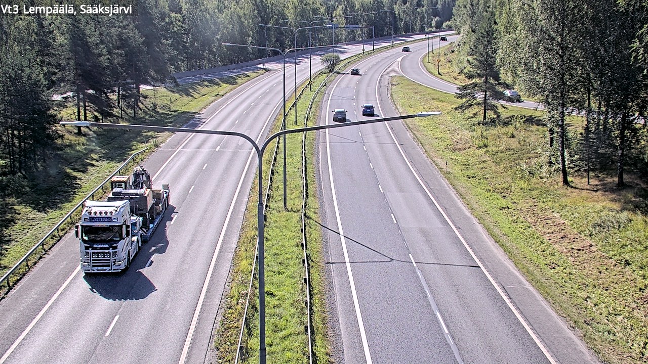 Weather Camera Image Road 3 Lempäälä, Sääksjärvi, Lempäälä, Pirkanmaa