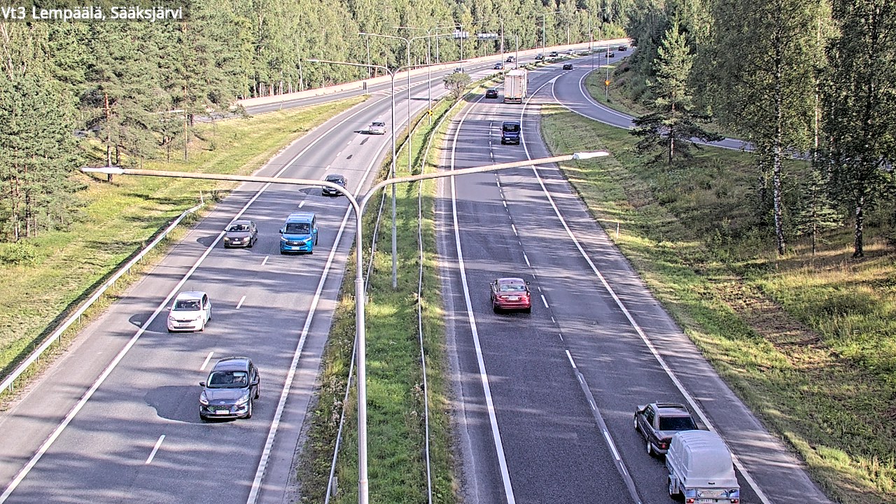 Weather Camera Image Road 3 Lempäälä, Sääksjärvi, Lempäälä, Pirkanmaa