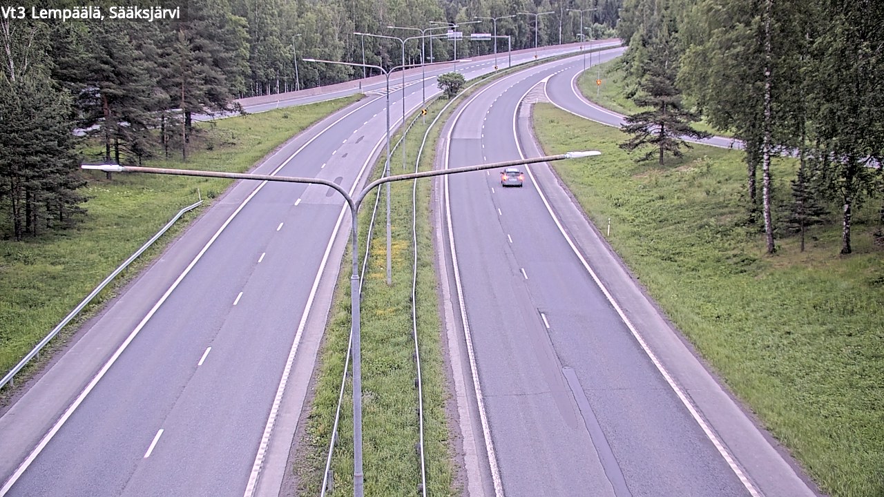 Kelikamerat Kuva Tie 3 Lempäälä, Sääksjärvi, Lempäälä, Pirkanmaa