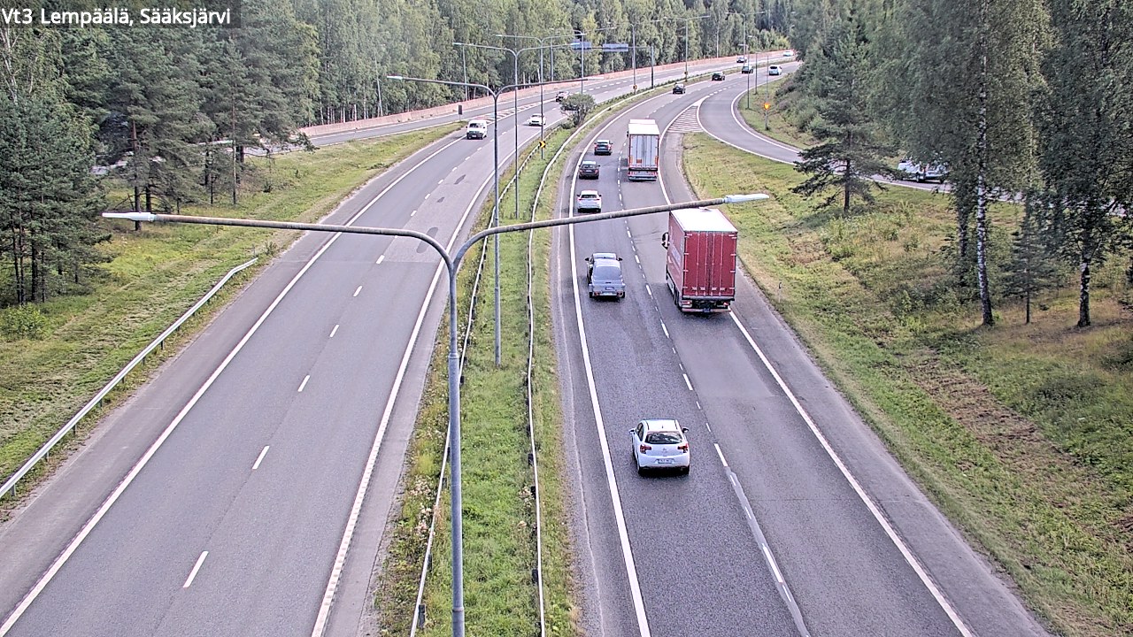 Weather Camera Image Road 3 Lempäälä, Sääksjärvi, Lempäälä, Pirkanmaa
