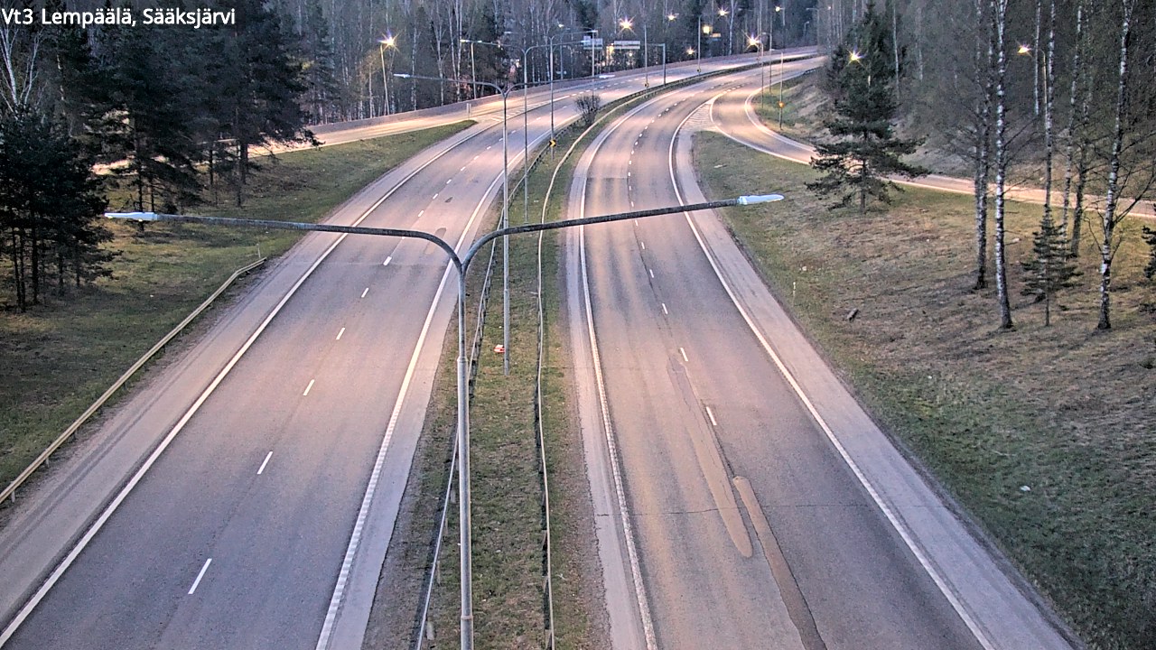 Weather Camera Image Road 3 Lempäälä, Sääksjärvi, Lempäälä, Pirkanmaa