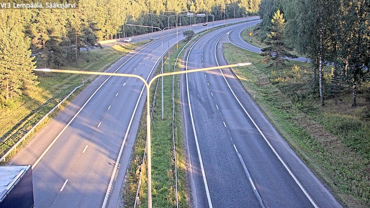 Weather Camera Image Road 3 Lempäälä, Sääksjärvi, Lempäälä, Pirkanmaa