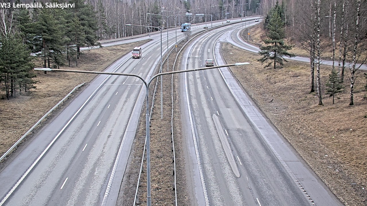Weather Camera Image Road 3 Lempäälä, Sääksjärvi, Lempäälä, Pirkanmaa