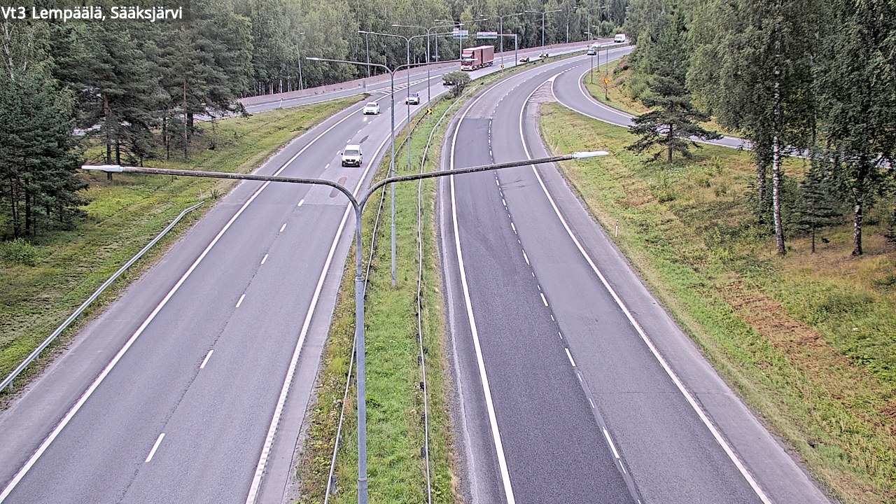 Weather Camera Image Road 3 Lempäälä, Sääksjärvi, Lempäälä, Pirkanmaa