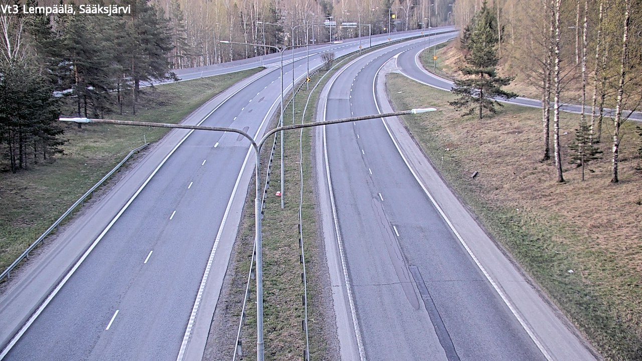 Weather Camera Image Road 3 Lempäälä, Sääksjärvi, Lempäälä, Pirkanmaa