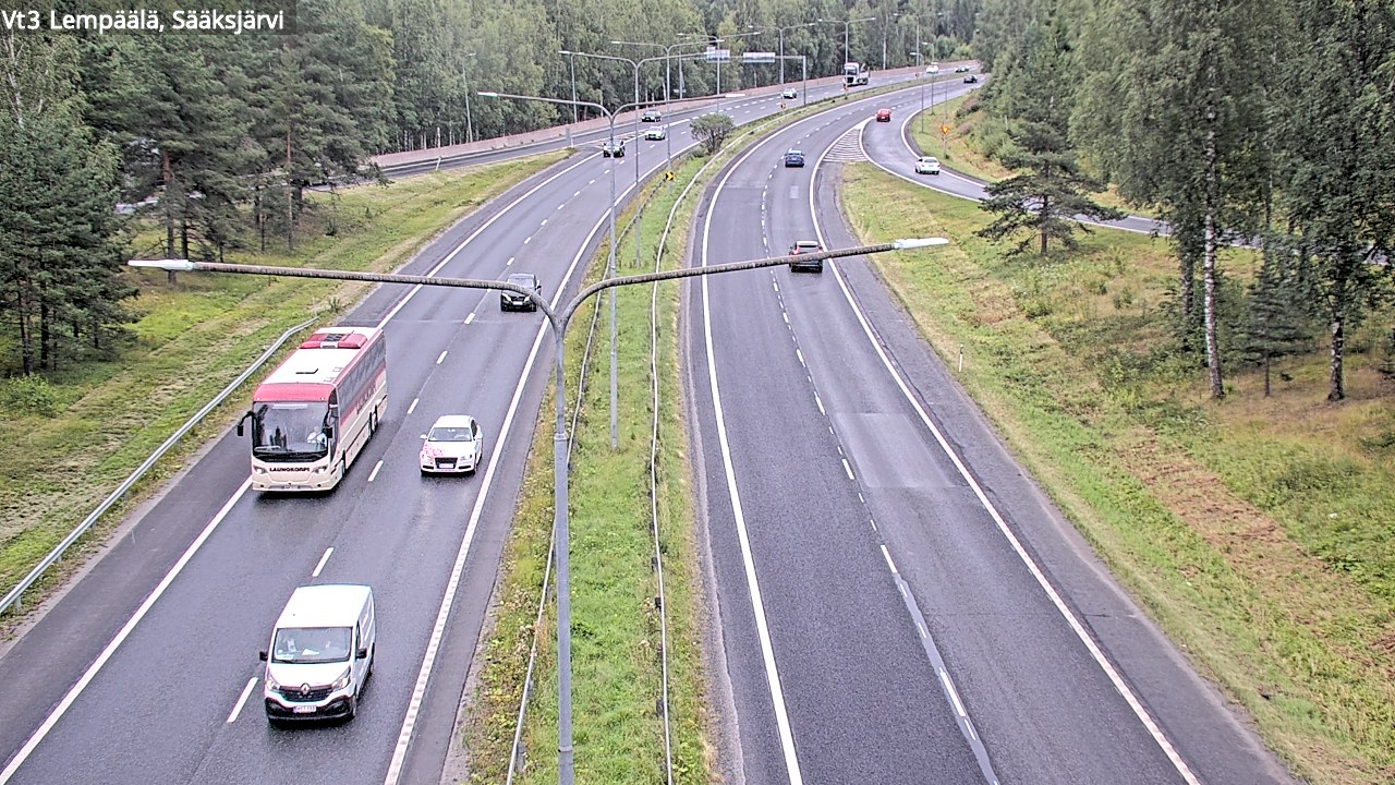 Weather Camera Image Road 3 Lempäälä, Sääksjärvi, Lempäälä, Pirkanmaa