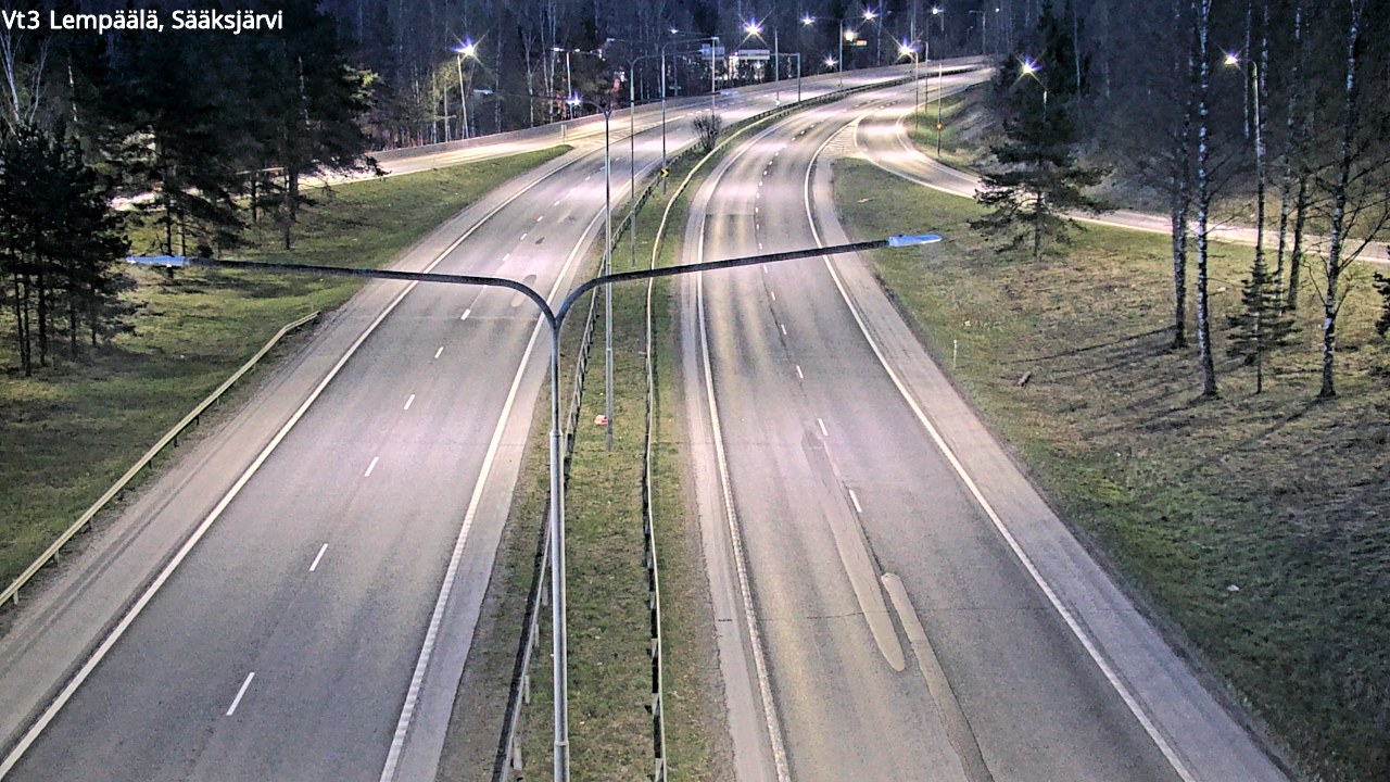 Weather Camera Image Road 3 Lempäälä, Sääksjärvi, Lempäälä, Pirkanmaa