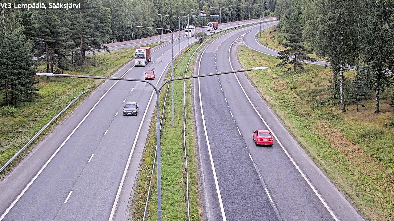 Weather Camera Image Road 3 Lempäälä, Sääksjärvi, Lempäälä, Pirkanmaa