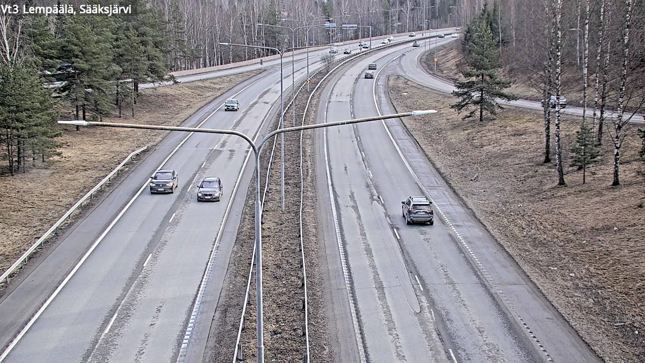 Weather Camera Image Road 3 Lempäälä, Sääksjärvi, Lempäälä, Pirkanmaa