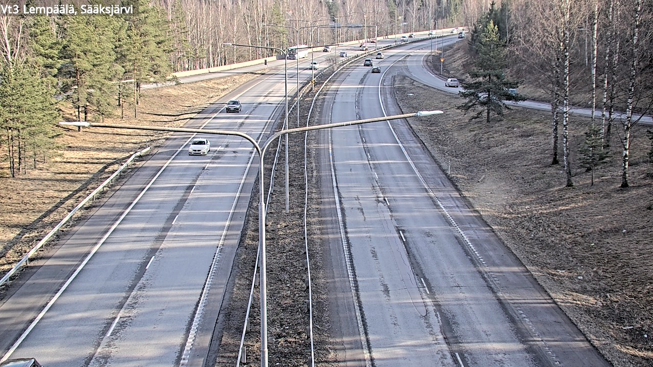 Weather Camera Image Road 3 Lempäälä, Sääksjärvi, Lempäälä, Pirkanmaa