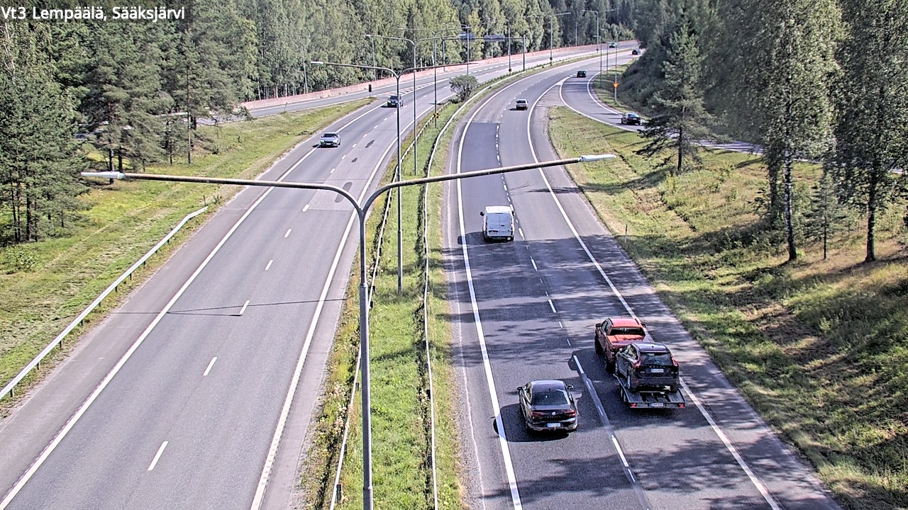 Weather Camera Image Road 3 Lempäälä, Sääksjärvi, Lempäälä, Pirkanmaa