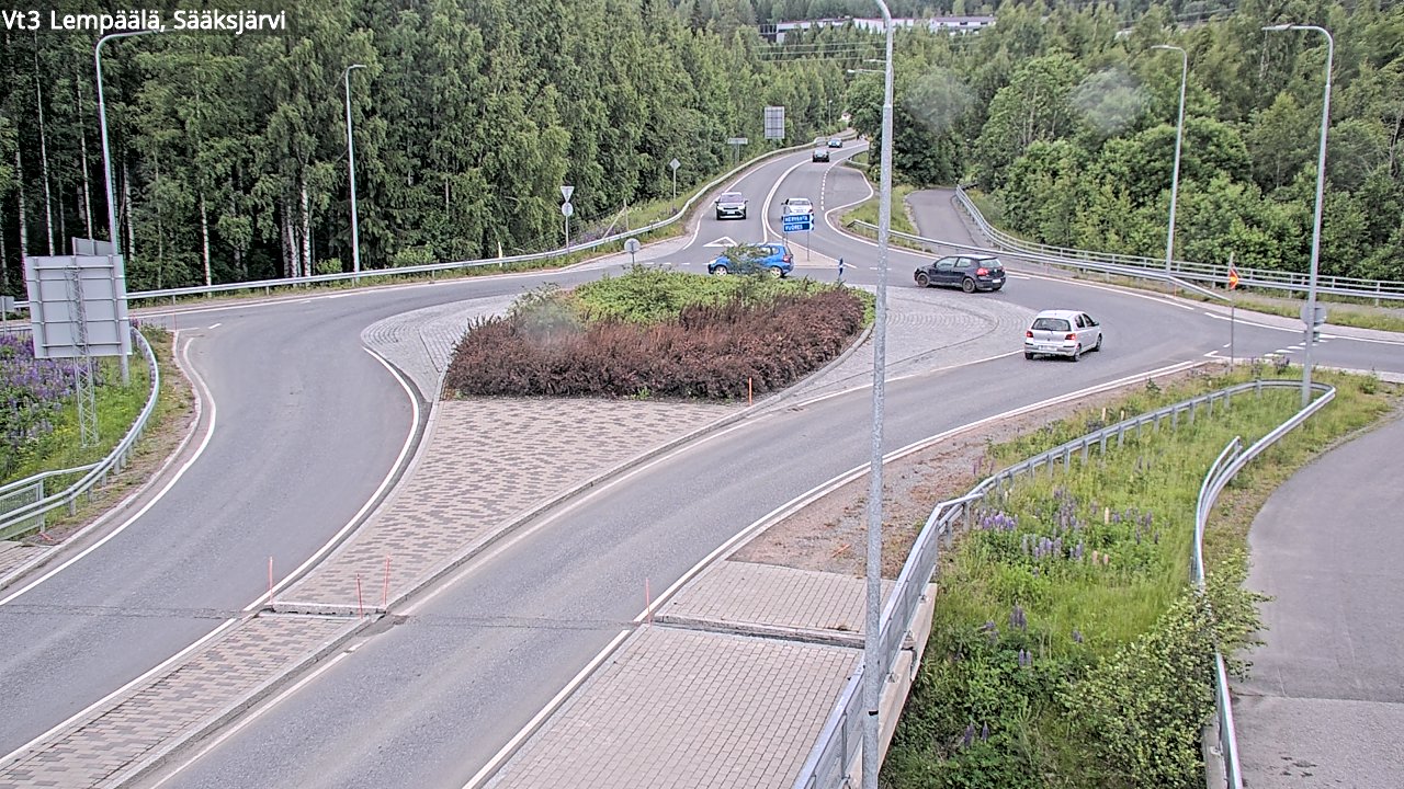 Weather Camera Image Road 3 Lempäälä, Sääksjärvi, Lempäälä, Pirkanmaa