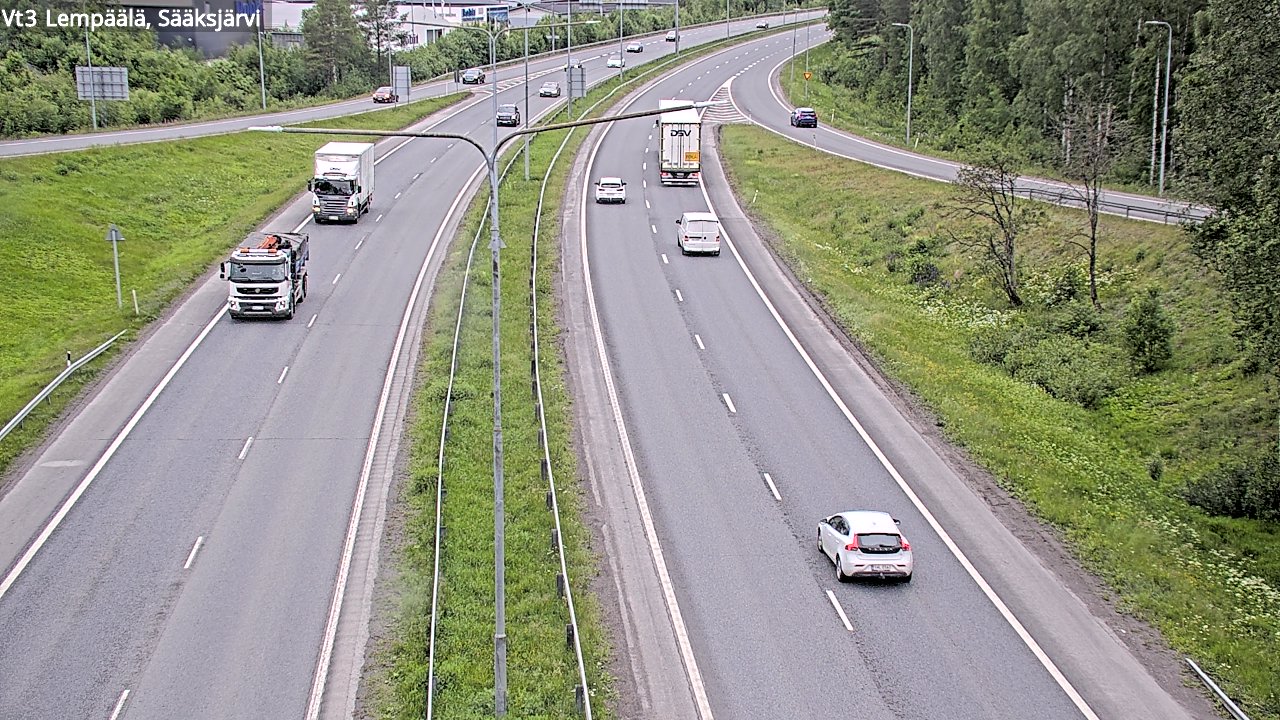 Kelikamerat Kuva Tie 3 Lempäälä, Sääksjärvi, Lempäälä, Pirkanmaa