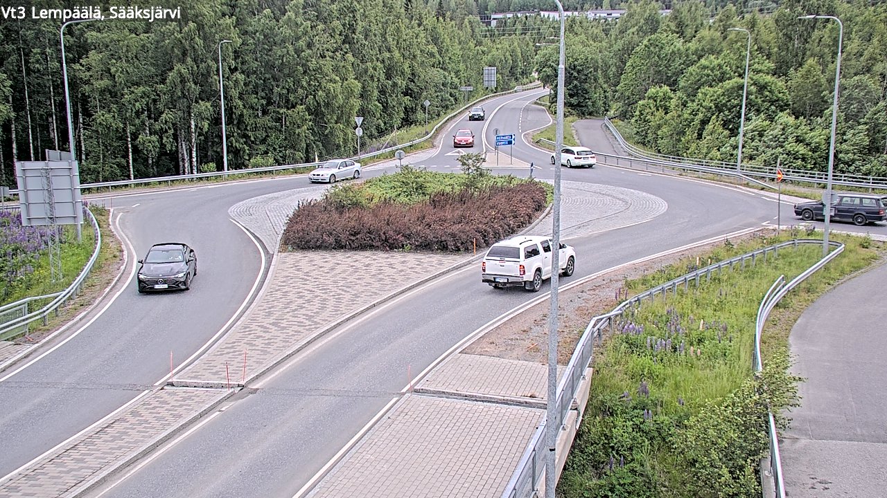 Weather Camera Image Road 3 Lempäälä, Sääksjärvi, Lempäälä, Pirkanmaa
