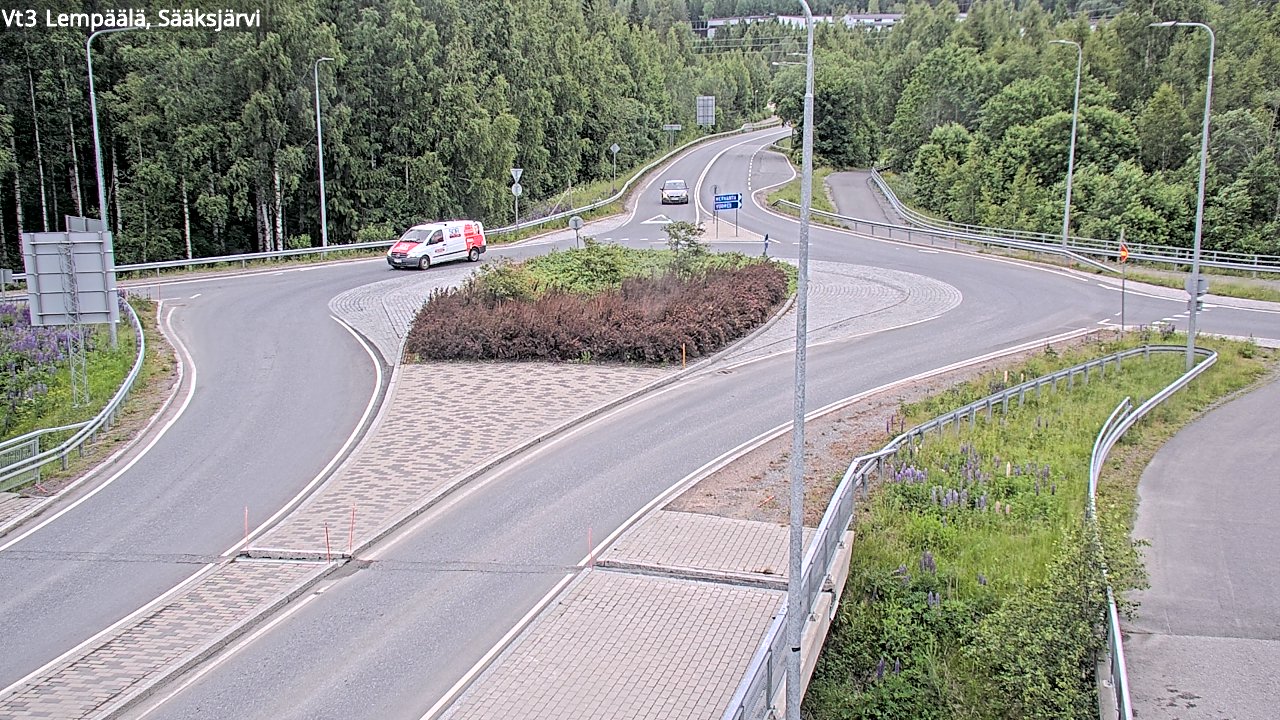 Weather Camera Image Road 3 Lempäälä, Sääksjärvi, Lempäälä, Pirkanmaa