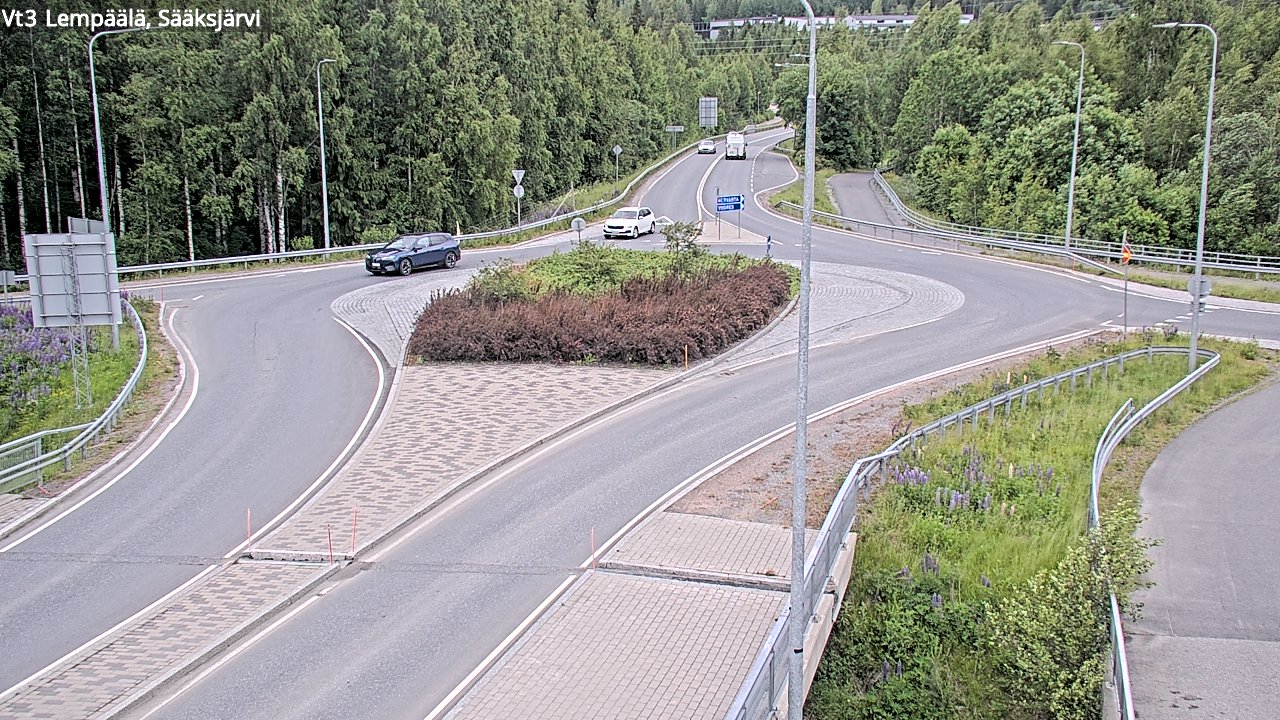 Weather Camera Image Road 3 Lempäälä, Sääksjärvi, Lempäälä, Pirkanmaa