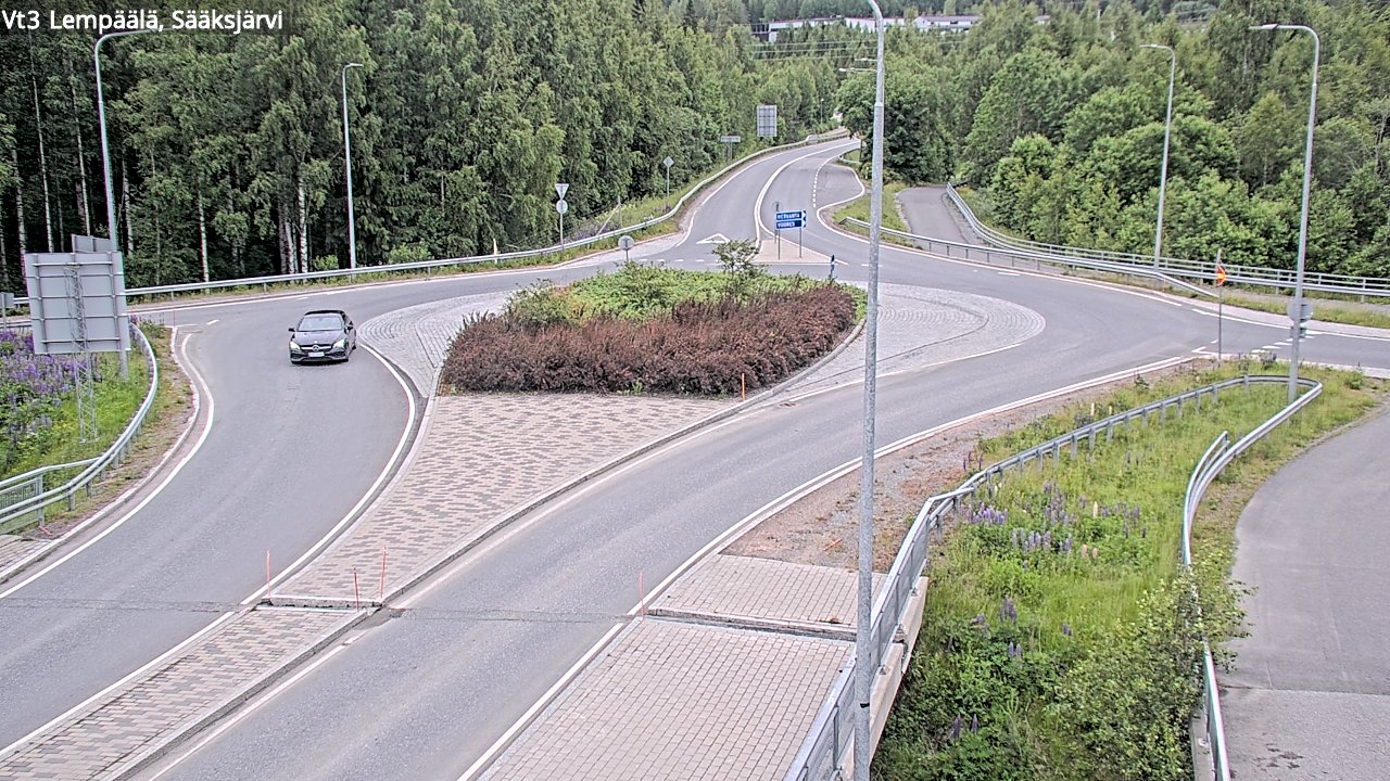 Weather Camera Image Road 3 Lempäälä, Sääksjärvi, Lempäälä, Pirkanmaa