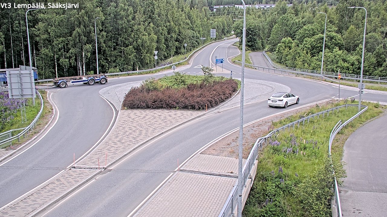 Weather Camera Image Road 3 Lempäälä, Sääksjärvi, Lempäälä, Pirkanmaa