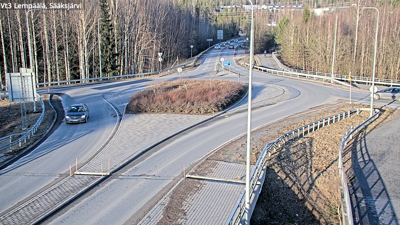 Weather Camera Image Road 3 Lempäälä, Sääksjärvi, Lempäälä, Pirkanmaa