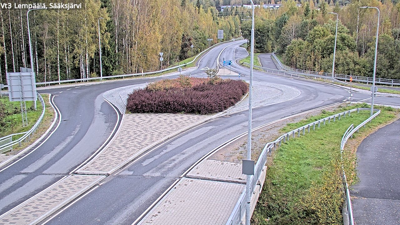 Weather Camera Image Road 3 Lempäälä, Sääksjärvi, Lempäälä, Pirkanmaa