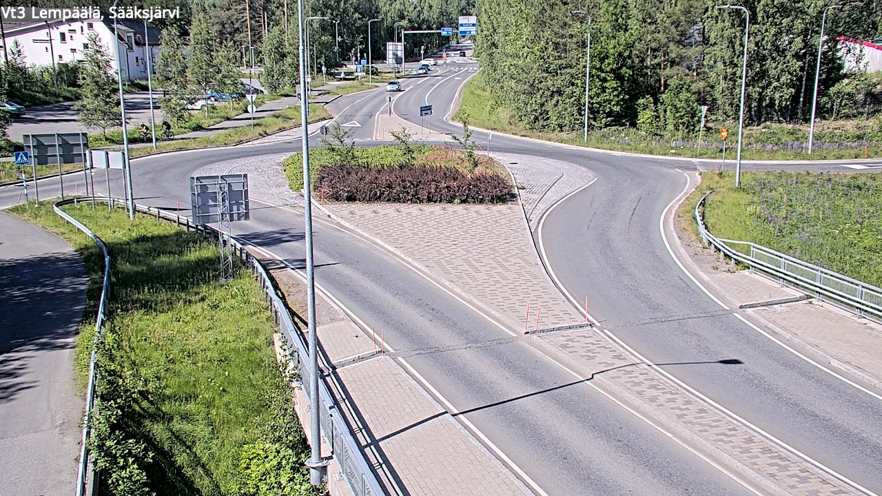 Weather Camera Image Road 3 Lempäälä, Sääksjärvi, Lempäälä, Pirkanmaa