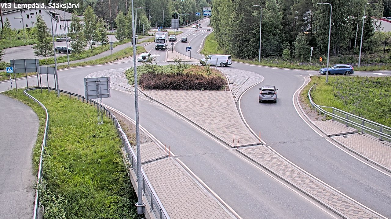 Weather Camera Image Road 3 Lempäälä, Sääksjärvi, Lempäälä, Pirkanmaa
