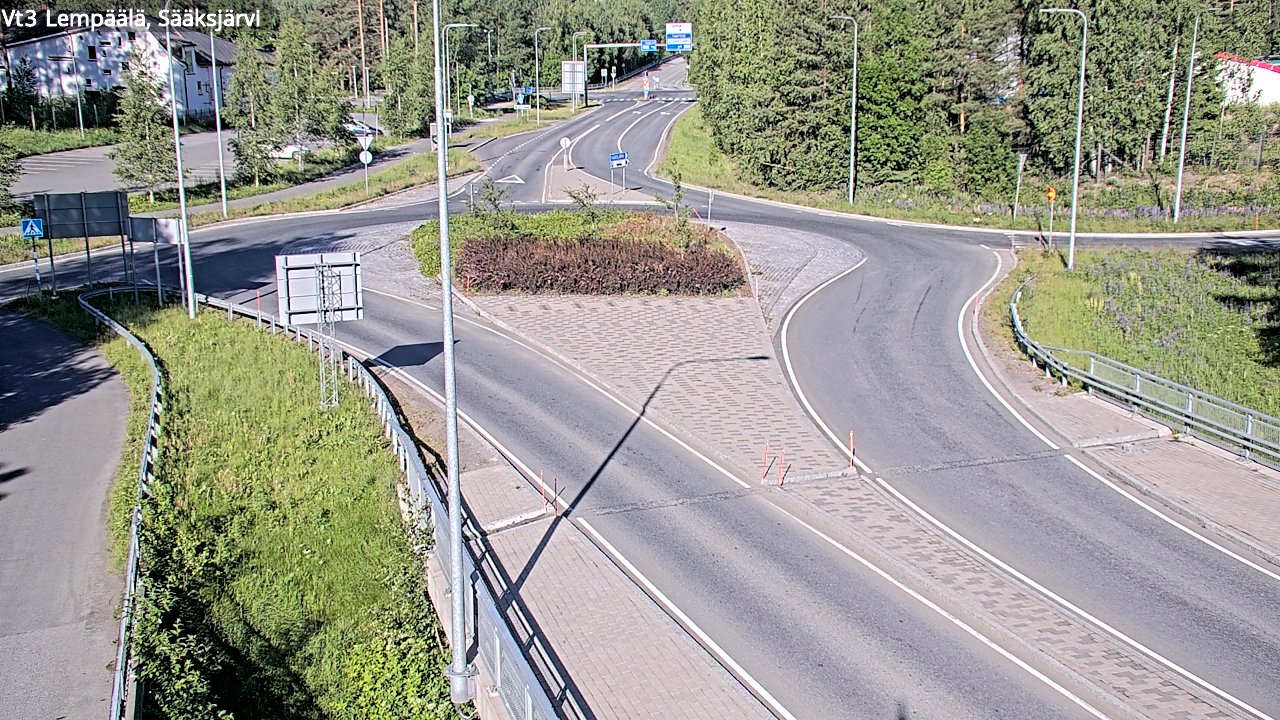 Weather Camera Image Road 3 Lempäälä, Sääksjärvi, Lempäälä, Pirkanmaa