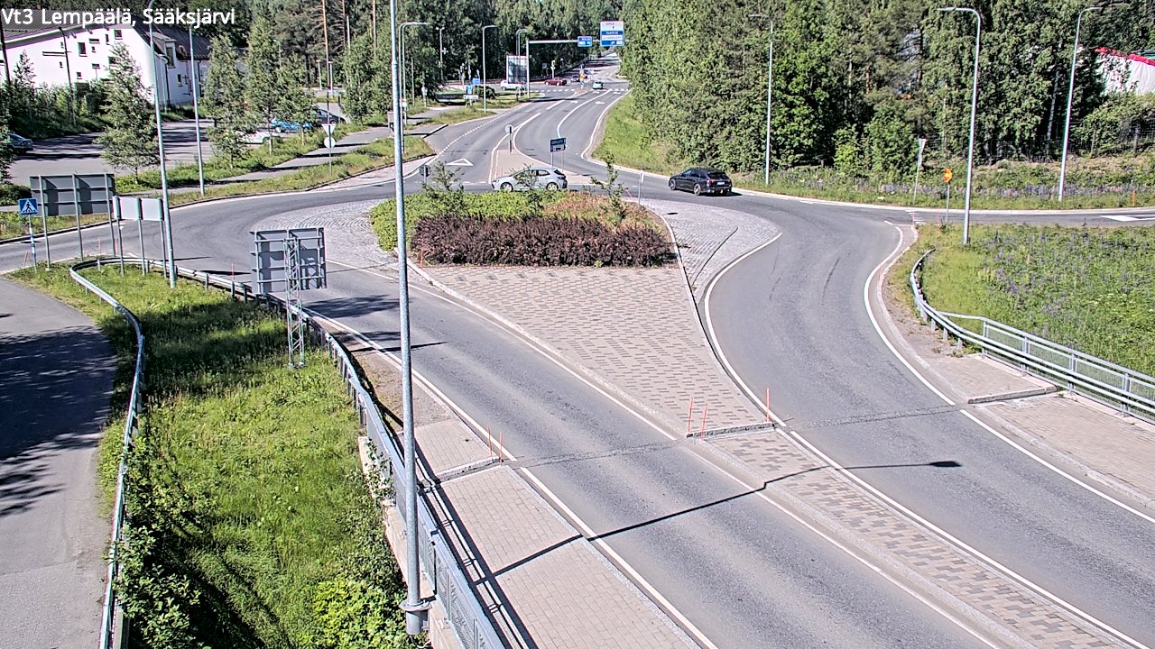 Weather Camera Image Road 3 Lempäälä, Sääksjärvi, Lempäälä, Pirkanmaa