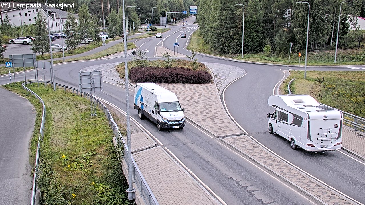 Weather Camera Image Road 3 Lempäälä, Sääksjärvi, Lempäälä, Pirkanmaa