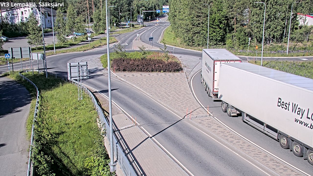 Weather Camera Image Road 3 Lempäälä, Sääksjärvi, Lempäälä, Pirkanmaa