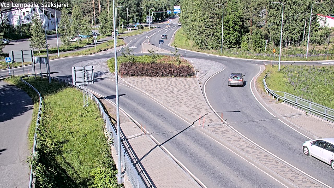 Weather Camera Image Road 3 Lempäälä, Sääksjärvi, Lempäälä, Pirkanmaa