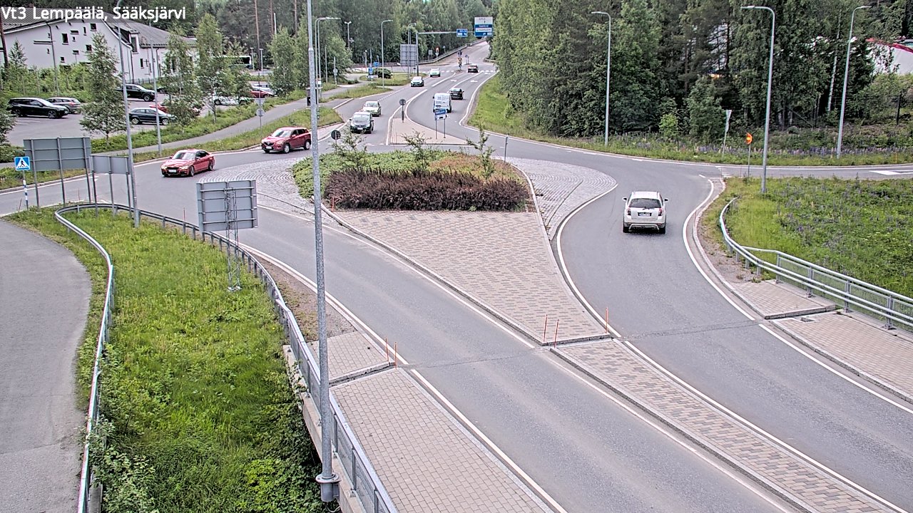 Weather Camera Image Road 3 Lempäälä, Sääksjärvi, Lempäälä, Pirkanmaa