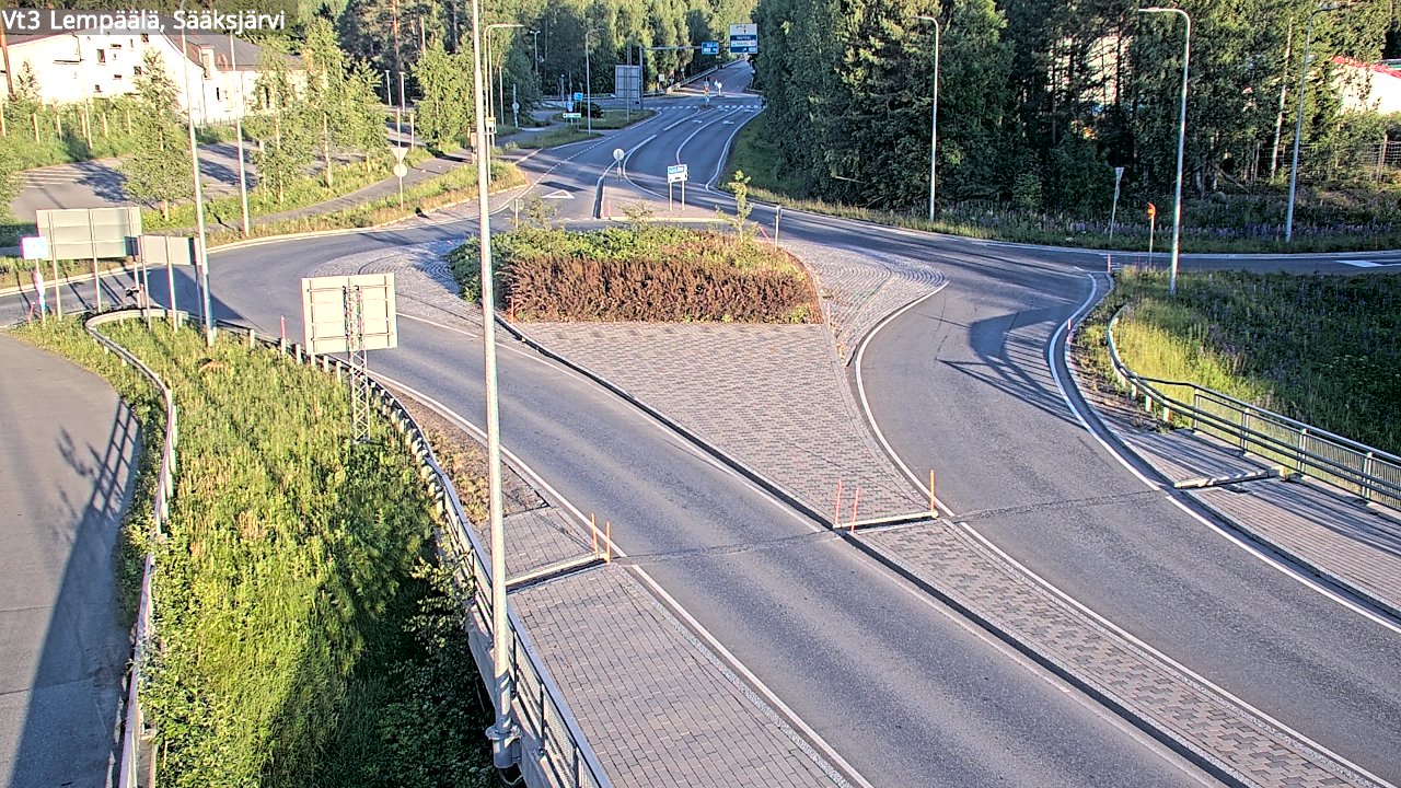Weather Camera Image Road 3 Lempäälä, Sääksjärvi, Lempäälä, Pirkanmaa
