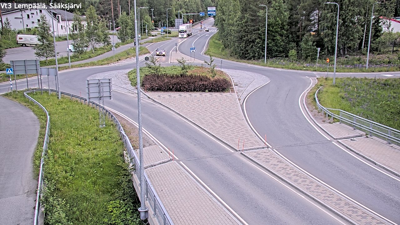 Weather Camera Image Road 3 Lempäälä, Sääksjärvi, Lempäälä, Pirkanmaa